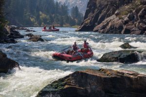 River Rafting Alt text example